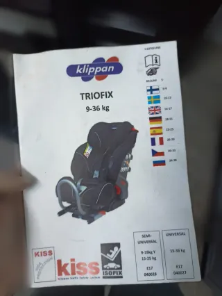 Klippan Triofix Silla Coche Contramarcha