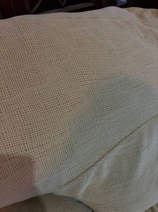 SOFÁ 2 PLAZAS AMARILLO Y PIEL