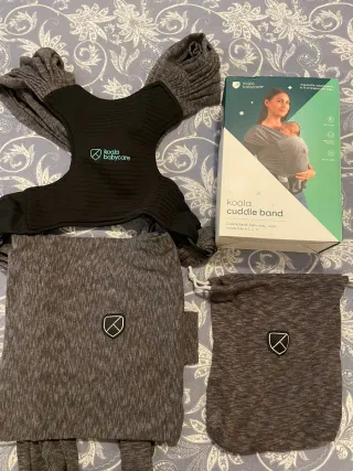 Koala Cuddle Band Portabebés Gris