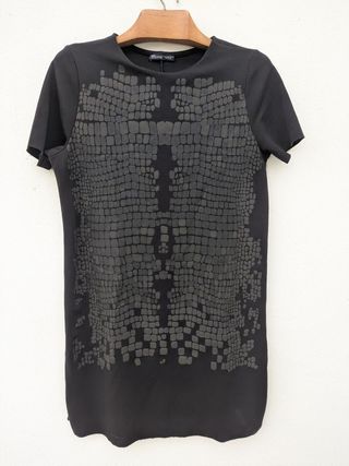 Zara abito M nero tunica nuovo