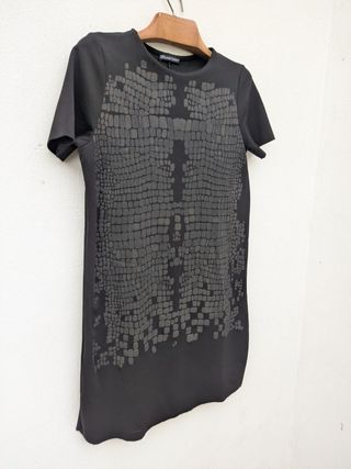 Zara abito M nero tunica nuovo