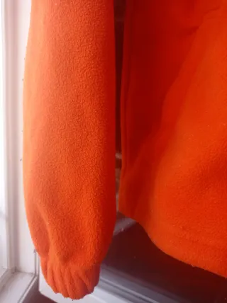 Chaqueta polar naranja