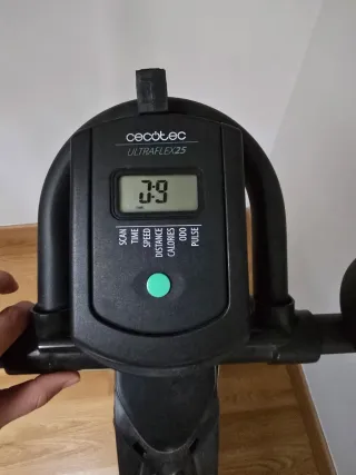 Bicicleta estática con amortiguación