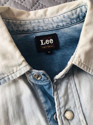 Camisa vaquera Lee azul desgastado