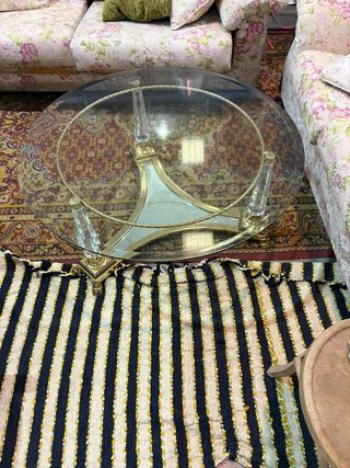 MESA DE CENTRO DE CRISTAL