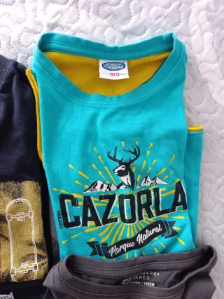 Lote 4 Camisetas Niño 10 Años
