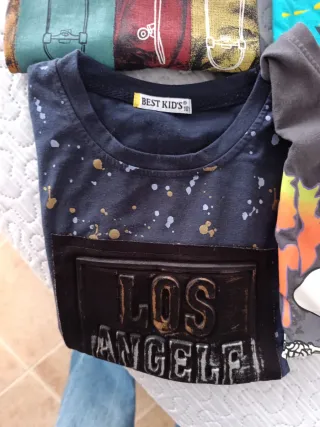 Lote 4 Camisetas Niño 10 Años
