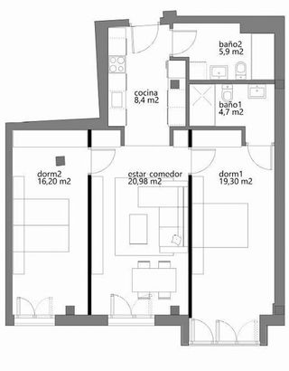Piso en venta en Centro en Vitoria-Gasteiz