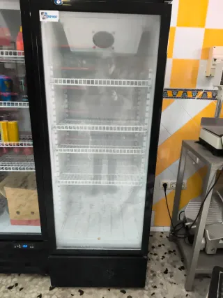 Nevera botellero con fuga de gas