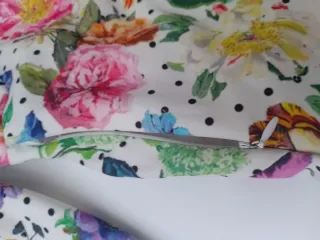 Vestido flores/ lunares manga volante T.38