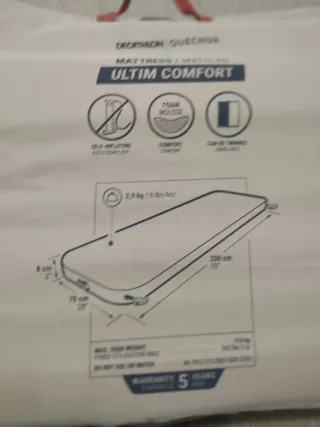 Colchón autoinflable Quechua 1 plaza