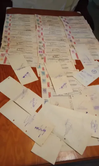 Lote 45 Letras de Cambio Antiguas