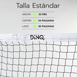 Red de Pickleball con Soportes NUEVA