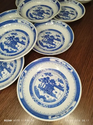 Lote 12 platitos porcelana china