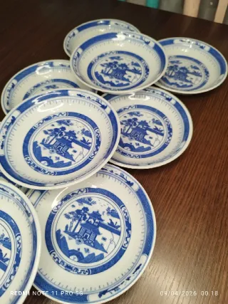 Lote 12 platitos porcelana china