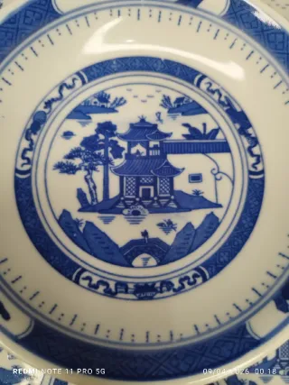 Lote 12 platitos porcelana china