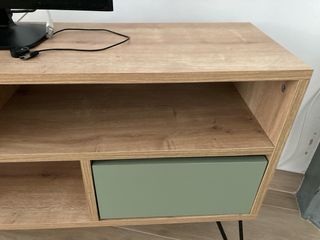 Mueble TV madera y metal