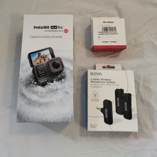 PACK Insta360 Ace Pro Kit + 2 Baterías + 2 Micros
