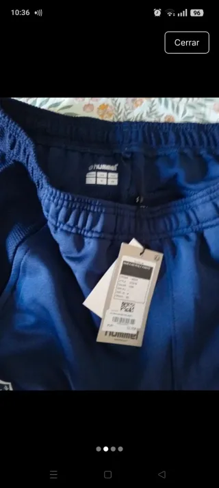 Pantalón Málaga C.F. Hummel Azul