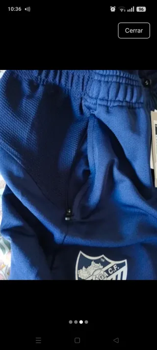 Pantalón Málaga C.F. Hummel Azul