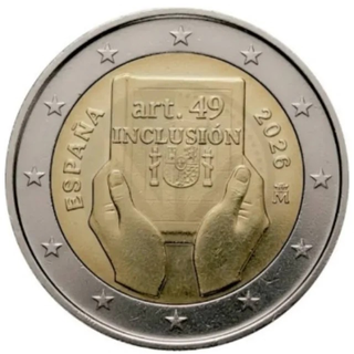 Lote 2 Monedas 2 Euros España 2026