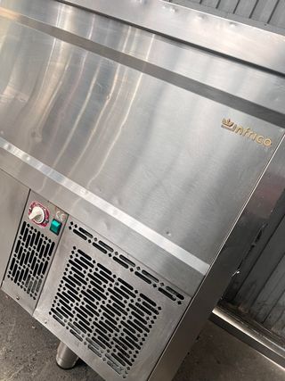 Nevera botellero Inox 3 puertas