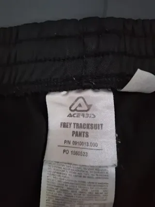 Pantalones chándal Acerbis negros