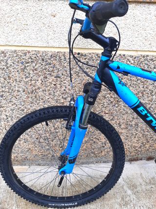 Bicicleta Montaña BTWIN Azul