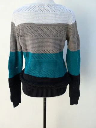 Vintage maglia cotone donna S oversize