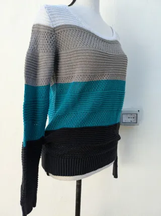 Vintage maglia cotone donna S oversize