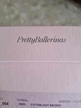 Pretty Ballerinas Bailarinas Beige y Negro