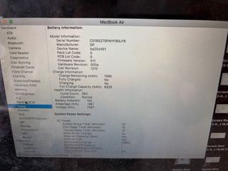 MacBook Air Plata 2015