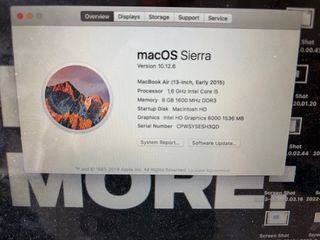 MacBook Air Plata 2015