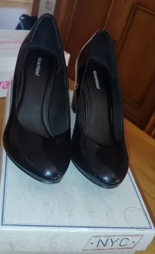 Zapatos Graceland beige talla 37. Zapato de tacón