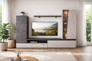 Mueble modular salón Pizarra/Roca
