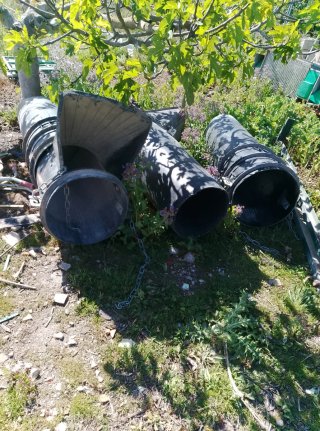 Se vende. Bajante construcción escombros