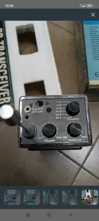 Emisora CB GREAT 6 canales 27 MHz