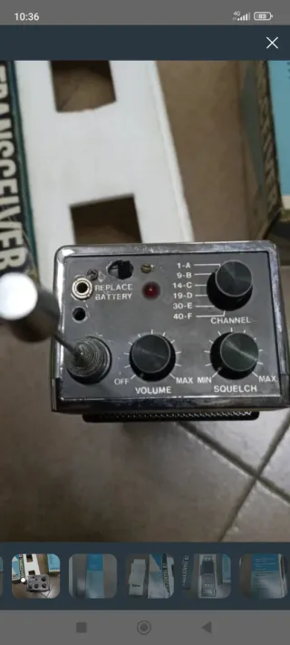Emisora CB GREAT 6 canales 27 MHz