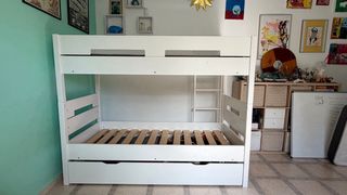 Litera madera maciza infantil