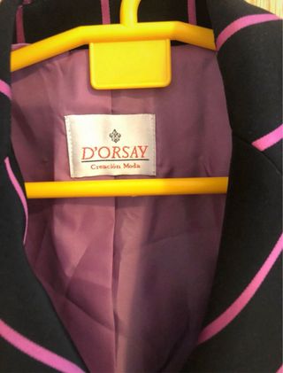Traje D. Orsay Chaqueta y Pantalón Talla 40