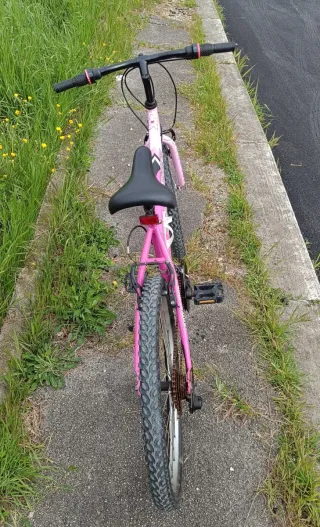 Bicicletta bambina ruota 24 rosa