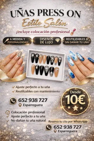Uñas efecto gel