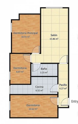 Piso en venta en San Isidro en Getafe