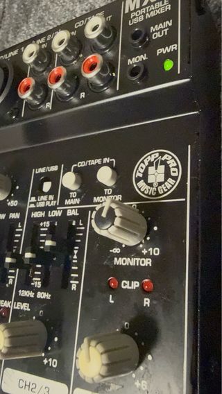 TOPP PRO MX3 Mixer Analogico Portatile USB