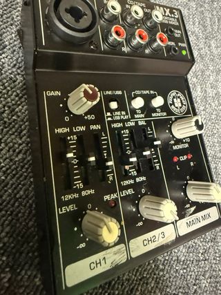 TOPP PRO MX3 Mixer Analogico Portatile USB