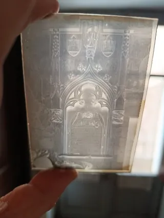 7 Negativos cristal Catedral León antiguos