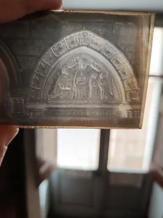 7 Negativos cristal Catedral León antiguos