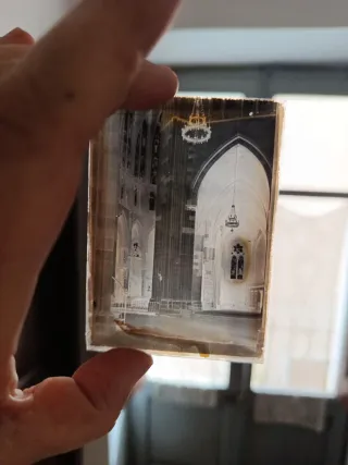 7 Negativos cristal Catedral León antiguos