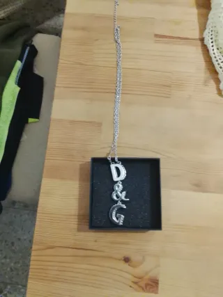 Colgante D&G Plata