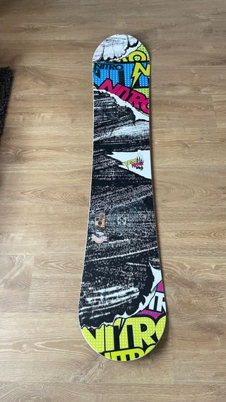 Tabla Snow Nitro Ripper 146 + Fijaciones Burton